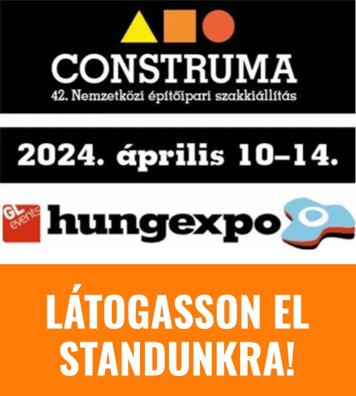 Látogasson el standunkra a Construmán!